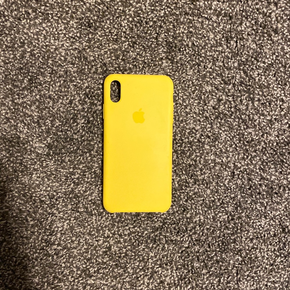 Yellow iPhone XS Max Apple Case